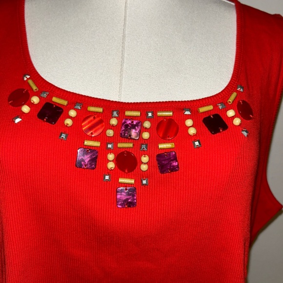 ❤️Ruby Rd Embellished Top❤️ - Picture 4 of 8